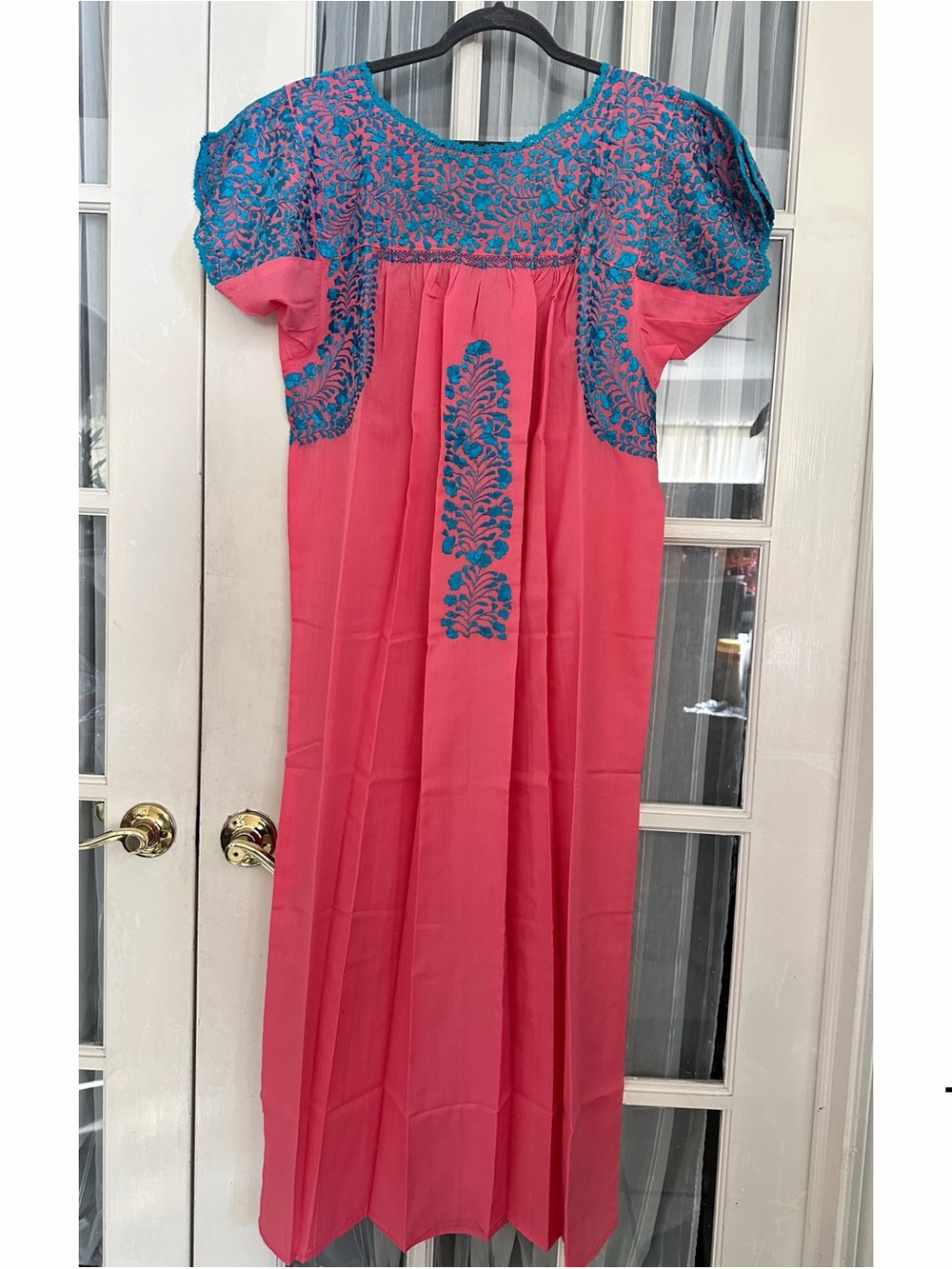 Mexican San Antonino Dress with Hand Embroidery